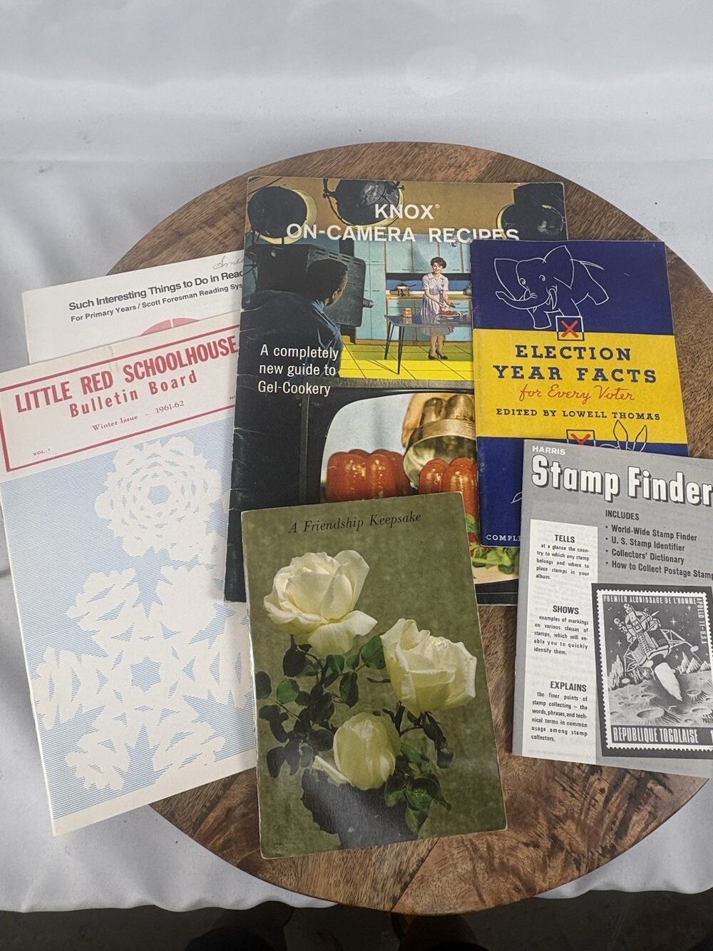 Lot of 6 Vintage Pamphlets, Cook Book, Teach, Friendship